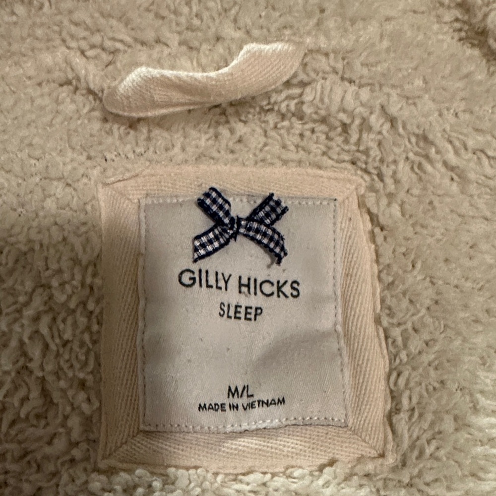 Women's Cream Sleep Robe - Picture 3 of 4